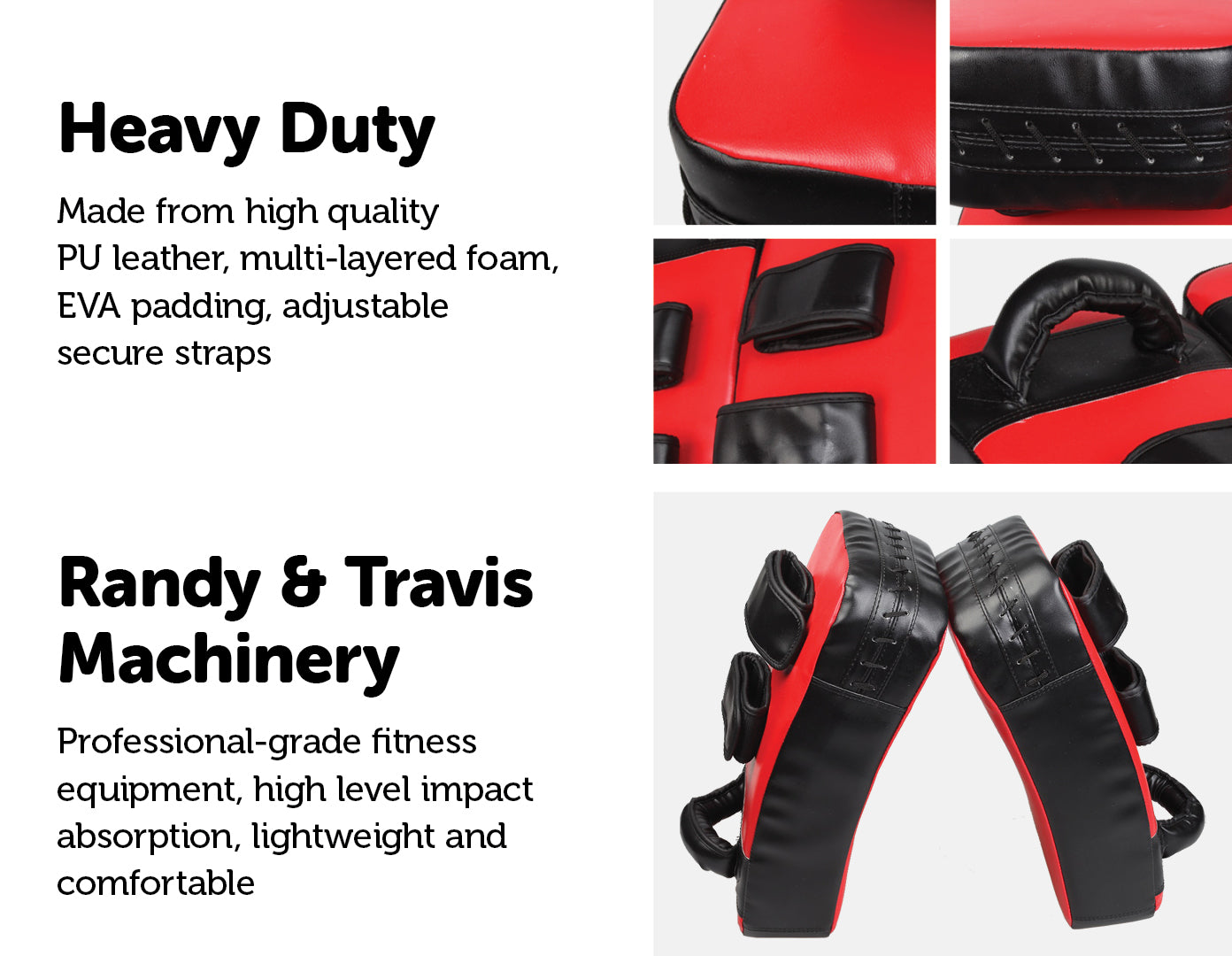 NNEDSZ x Thai Boxing Punch Focus Pad Mitts Training Hit Strike Shield-3