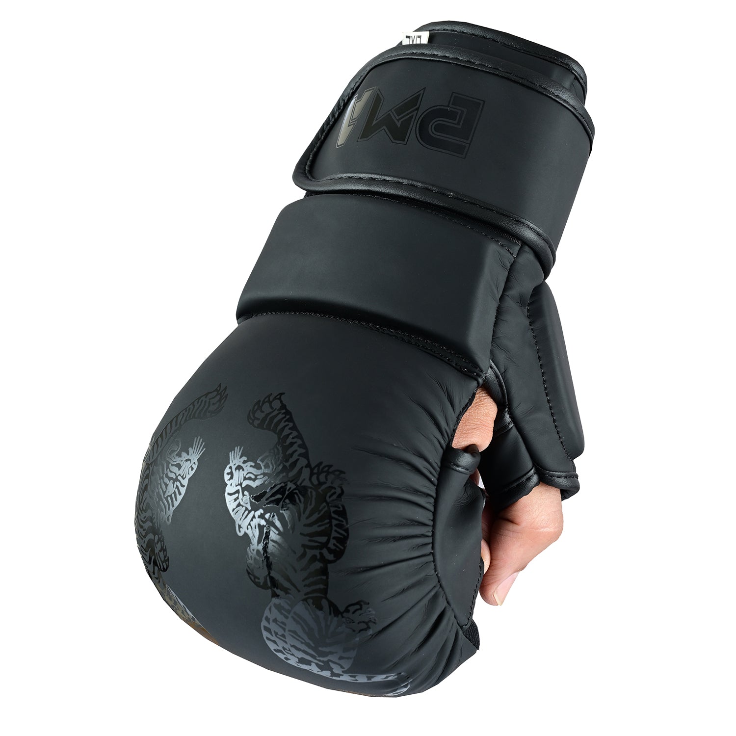 Playwell MMA "Twin tiger" 7oz Sparring Gloves - Black