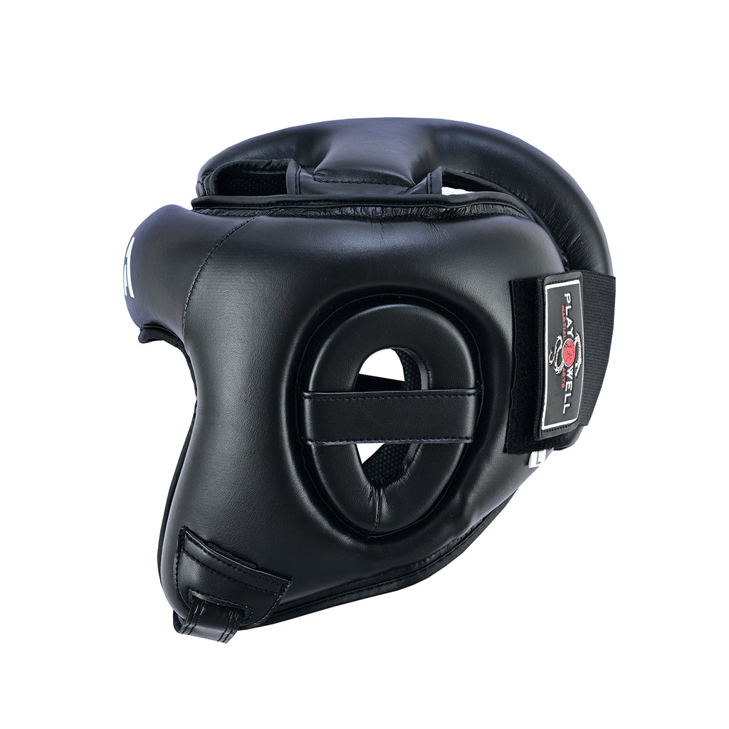 Semi Contact Competition Head Guard -  Black