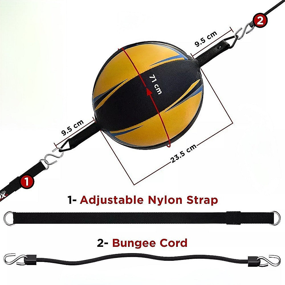 NNEDSZ Boxing Speed Ball MMA Dodge Double End Gym-2