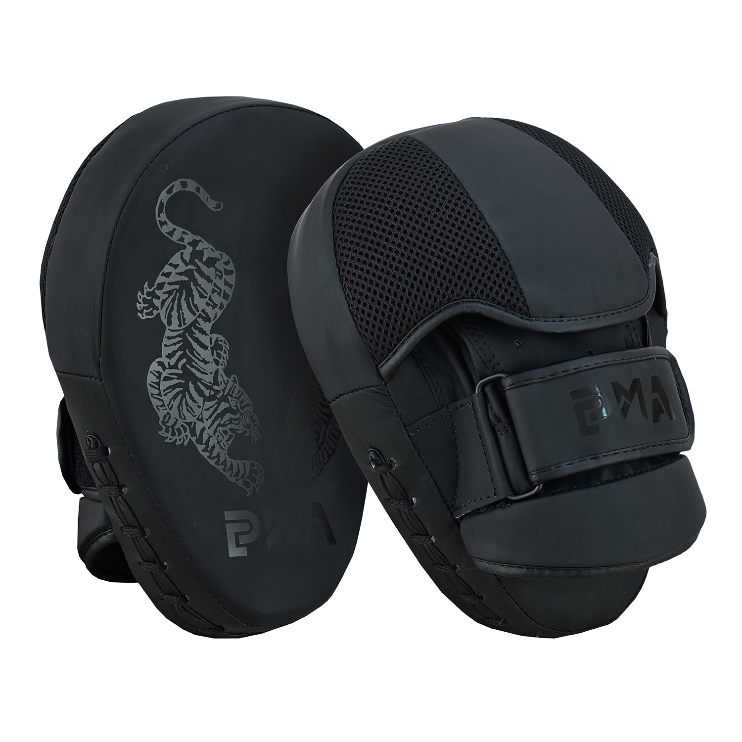 Twin Tiger Matte Black Curved Focus Pads