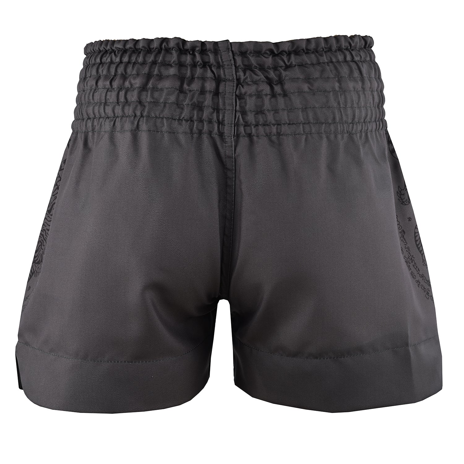 Twin Tiger Satin Muay Thai Competition Fight Shorts  - Grey