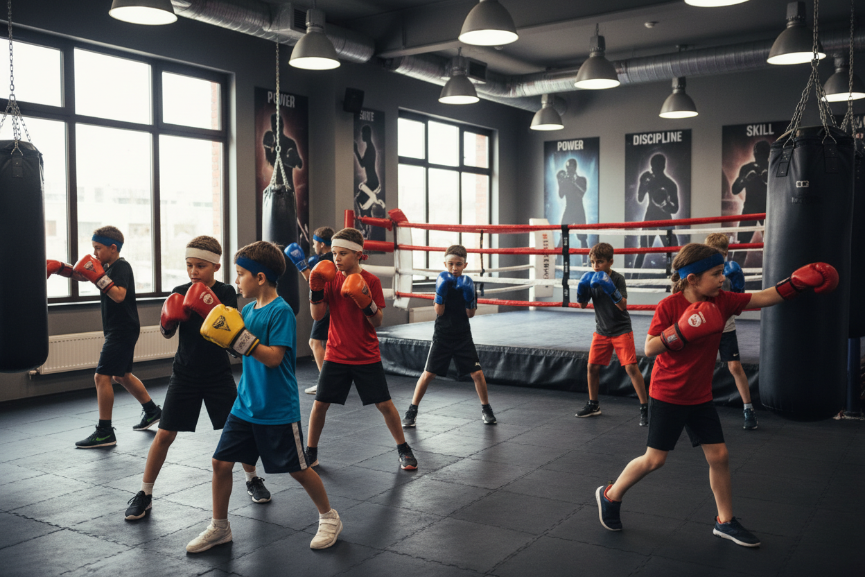 show more kids in boxing